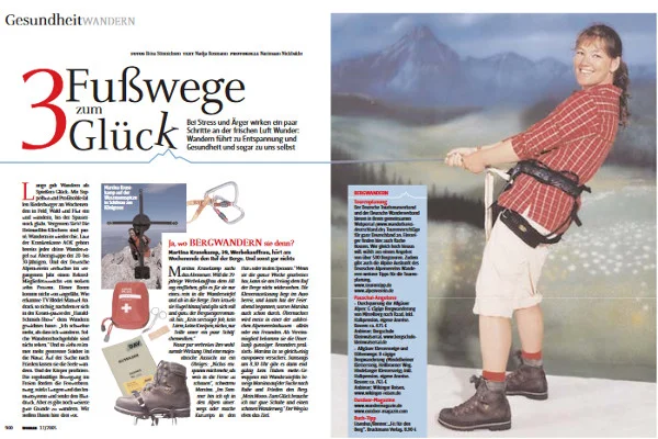 3 Fusswege zum Glück